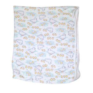 Vintage Carter's Mama & Baby Ducks Hooded Terry Bath Towel 30" X 33"